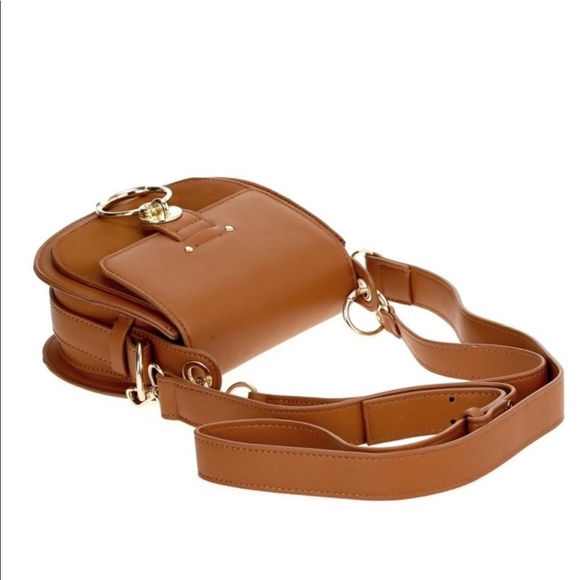 ADELA Metal Ring Saddle Crossbody Bag - Picture 3 of 7